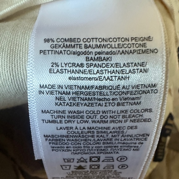 Brooks Brothers Chino Pants Mens 36x30 Beige Clark Advantage Stretch Casual - Picture 3 of 6